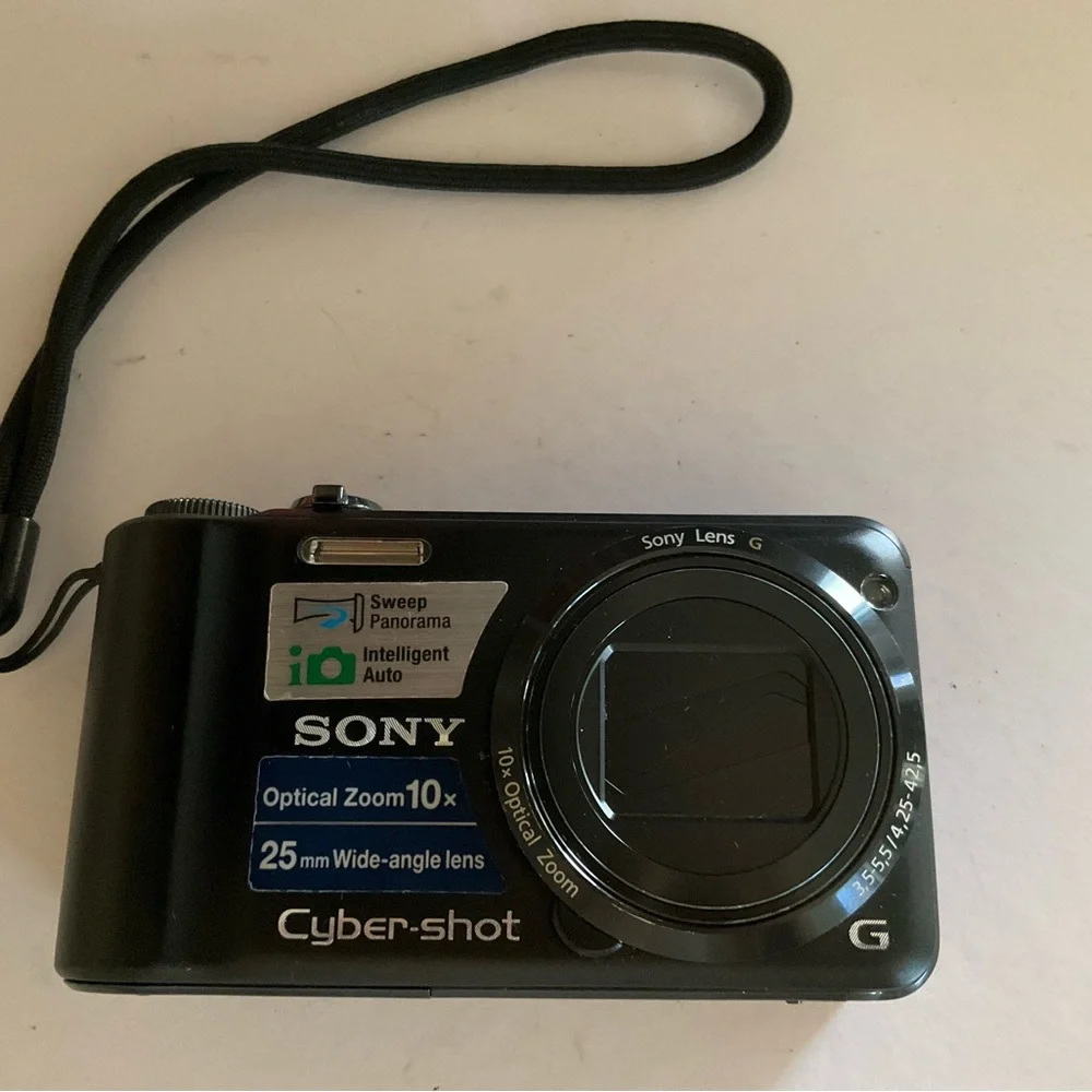 Sony Cyber-shot DSC-H55 Black Camera Set with Accessories - Picture 3 of 11